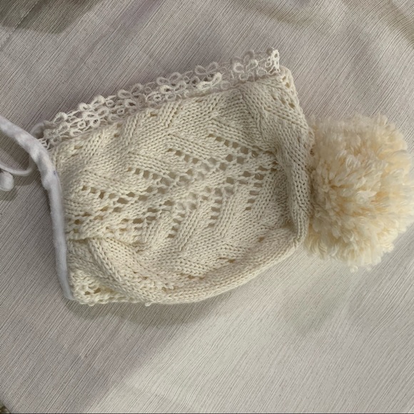 Coral HAPPY onesie AND bonnet - Picture 4 of 9